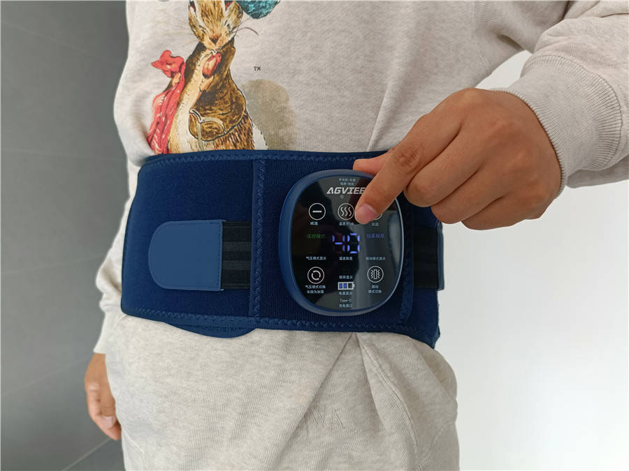 未野agviee腰部按摩器测评:双气囊超声波震动带来千元级舒适体验
