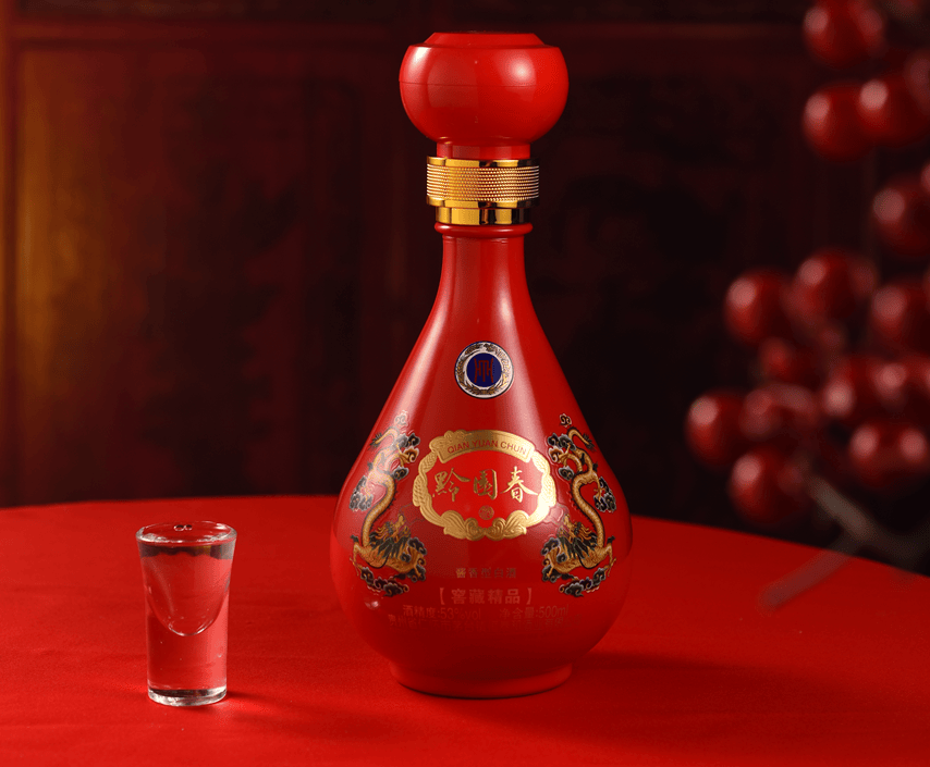 黔园春酒,封坛贡品传世酱香,窖藏精品诠释高端品味