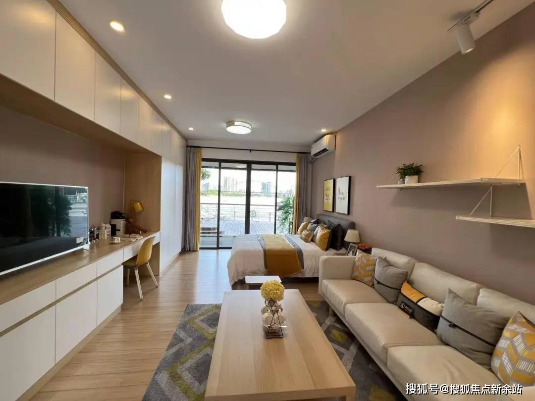 【b5】45㎡平层一线望江【b2】55㎡复式公寓项目户型图岭南v谷(商用)