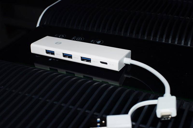 极致扩展与便利体验 小米四合一双头分线器