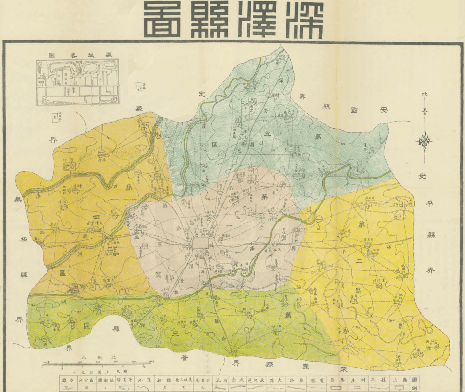 深泽县城区详细地图图片