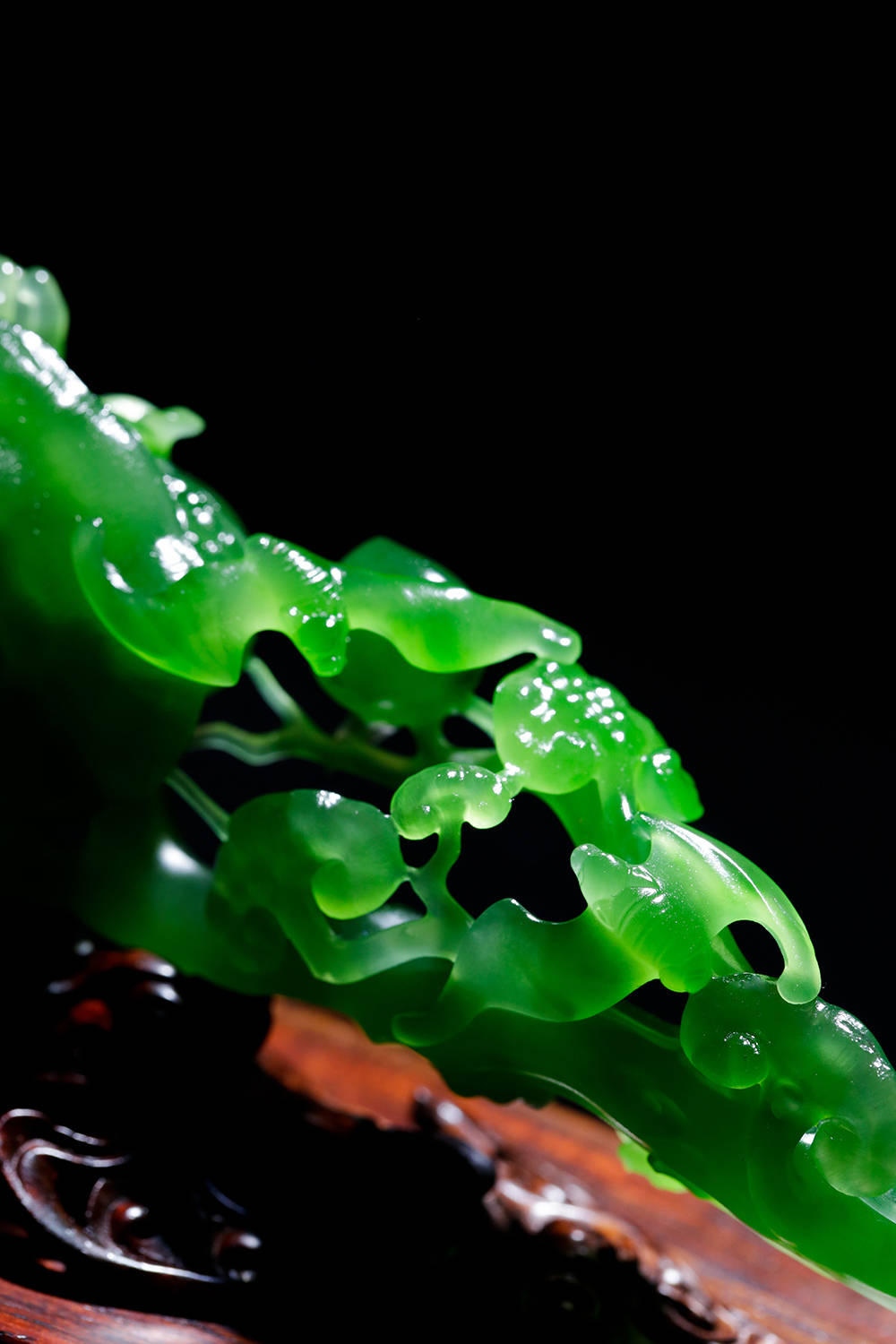 福寿三多,俄罗斯碧玉摆件,古韵新风,典范之作