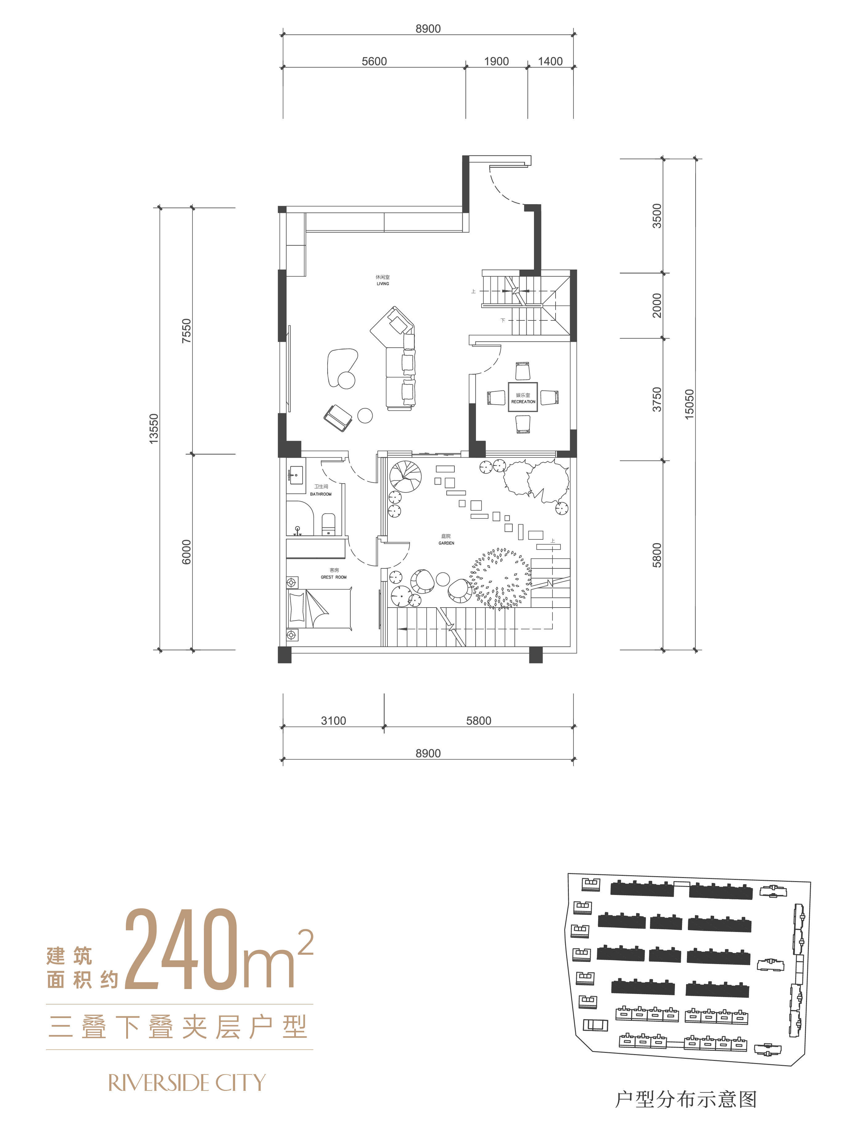 华联钱塘公馆户型图片