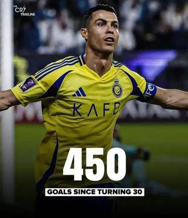 要知道,足坛球王贝利曾打进过1000球,但上世纪媒体转播没有那么先进