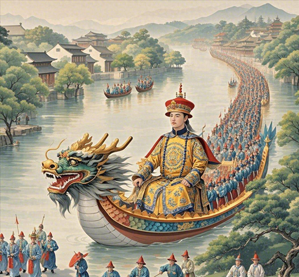 3000人随行,百姓提前半年准备,乾隆南巡背后不为人知的秘密_政治_江南_队伍