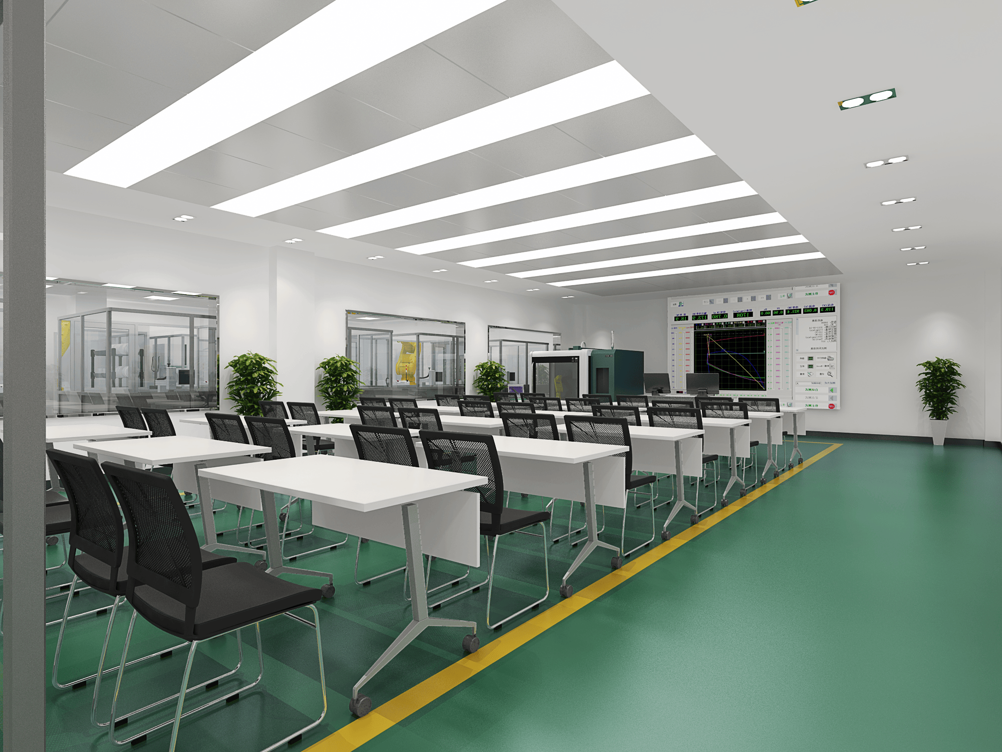 陕西厂房办公装修设计,厂房办公室装修,工业园厂房装修