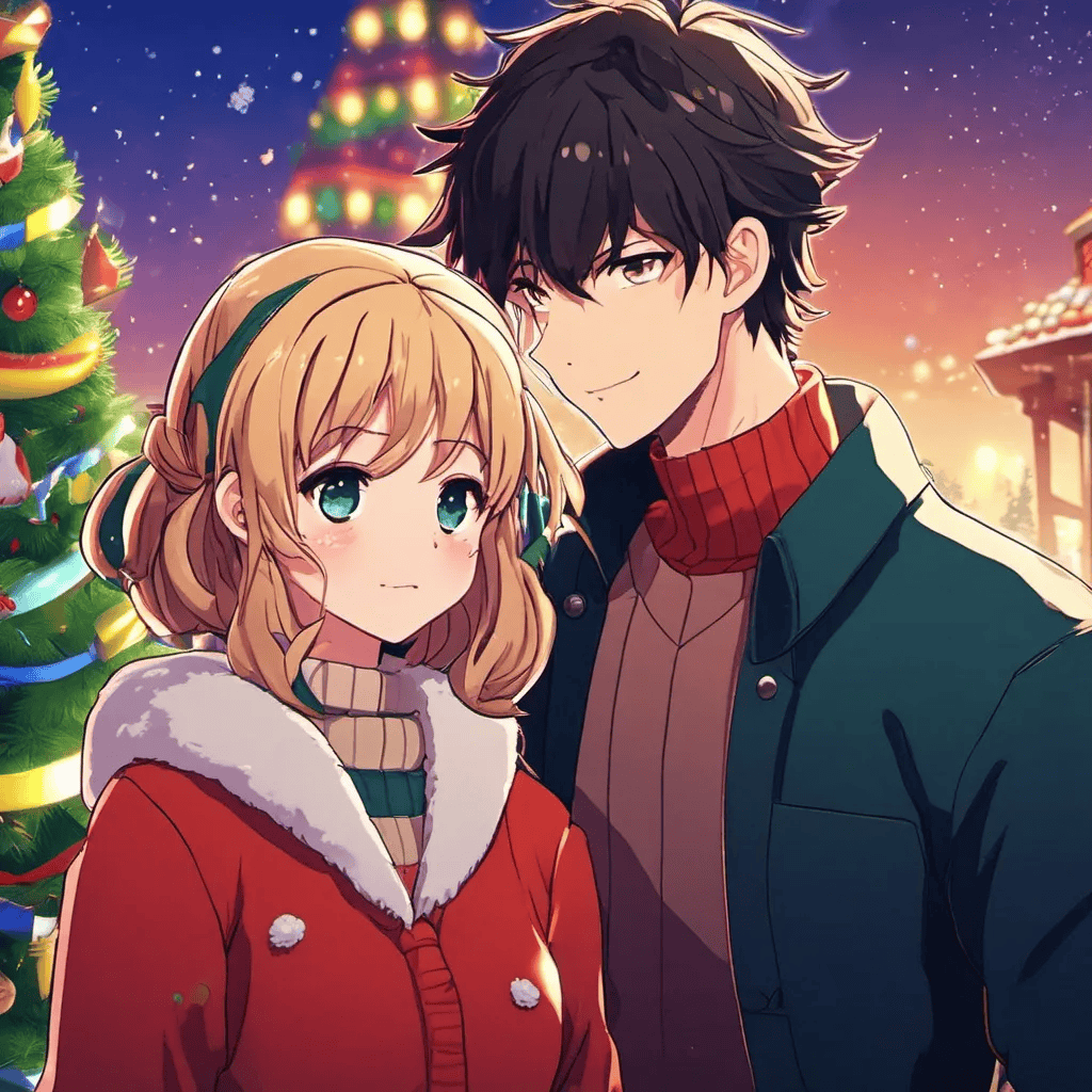 圣诞节情侣头像,一起浪漫过圣诞!ai一键生成不用愁!