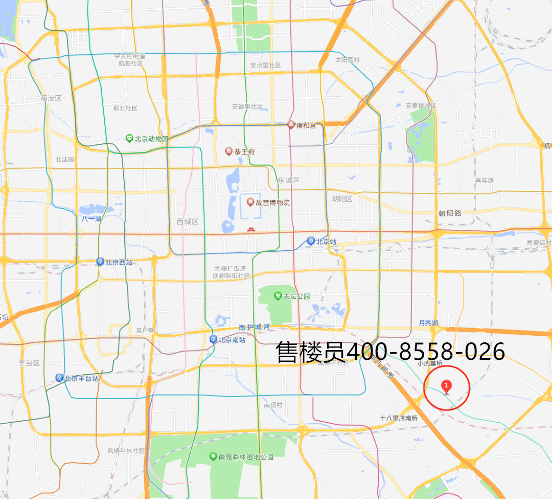 北京朝阳区安贞里地图图片