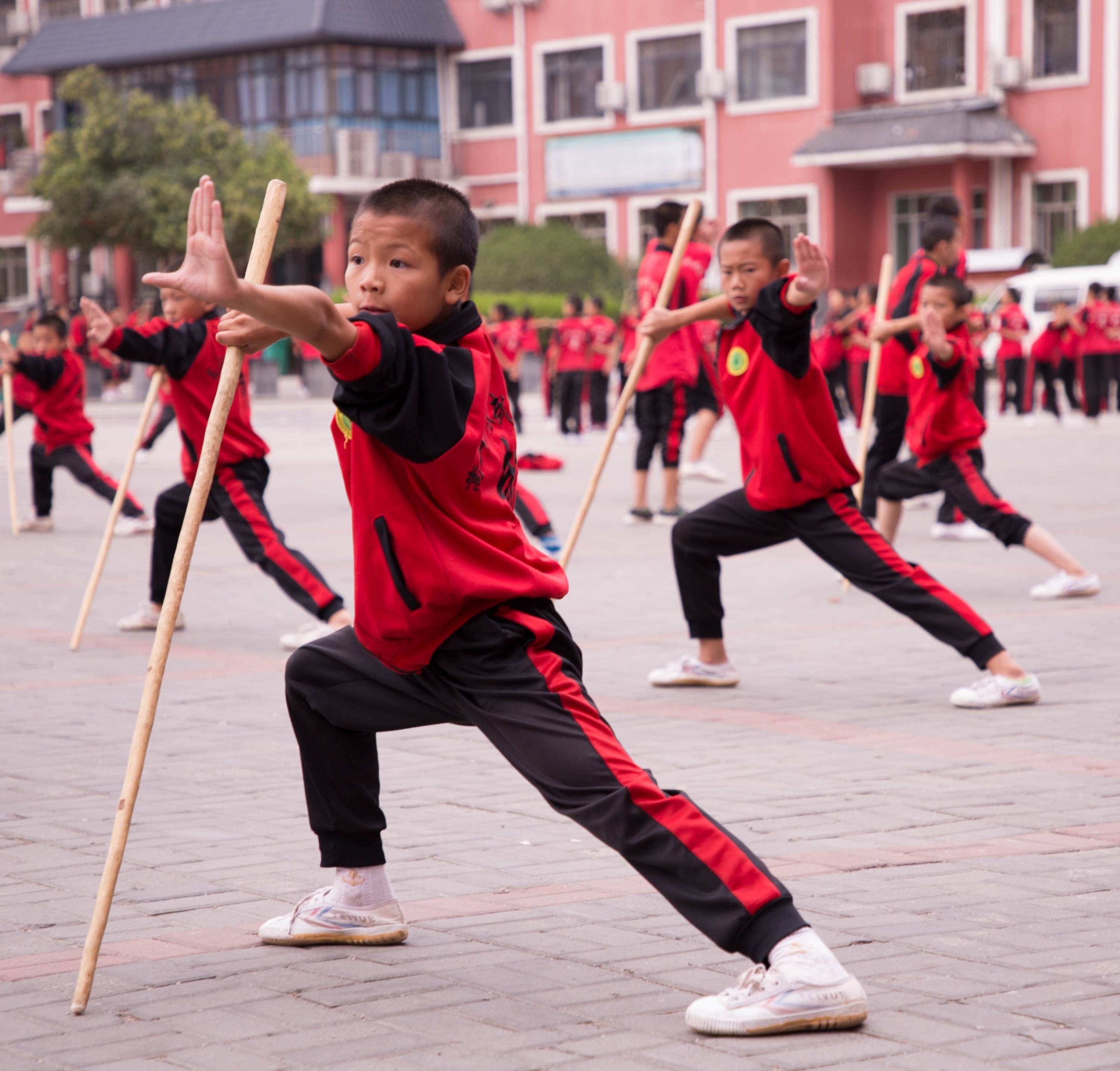 登封嵩山少林武术学校武校中的武术摇篮,孕育武术梦想