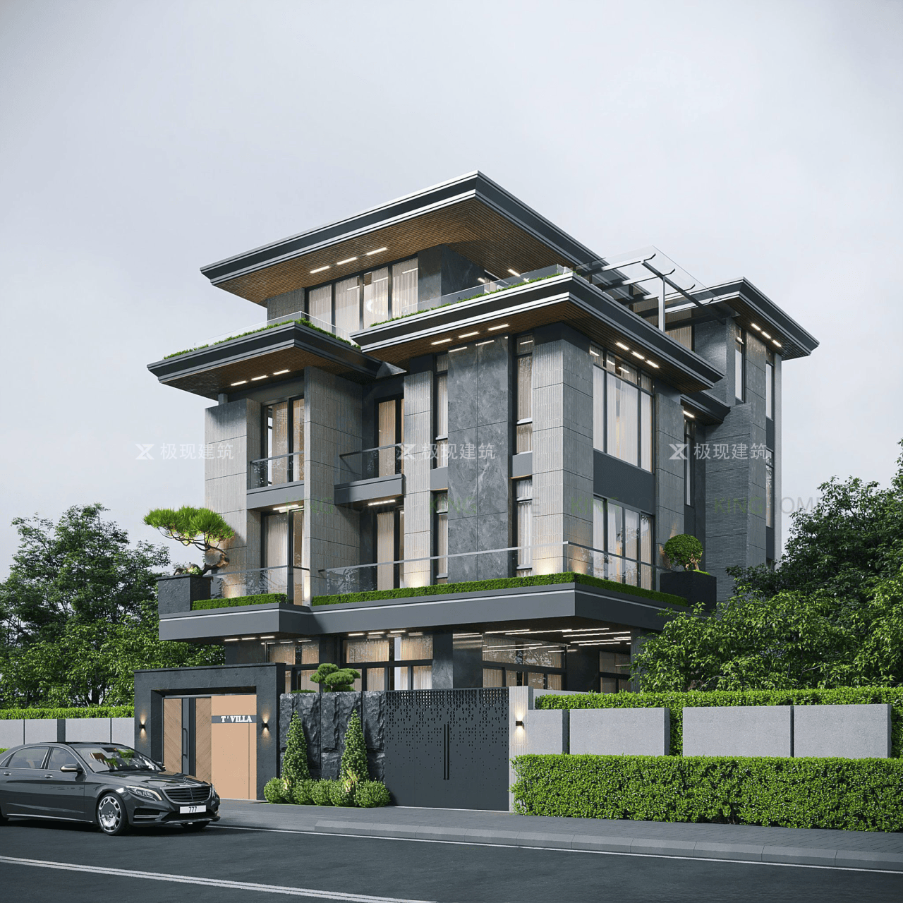 福建泉州丨四层现代风格自建别墅