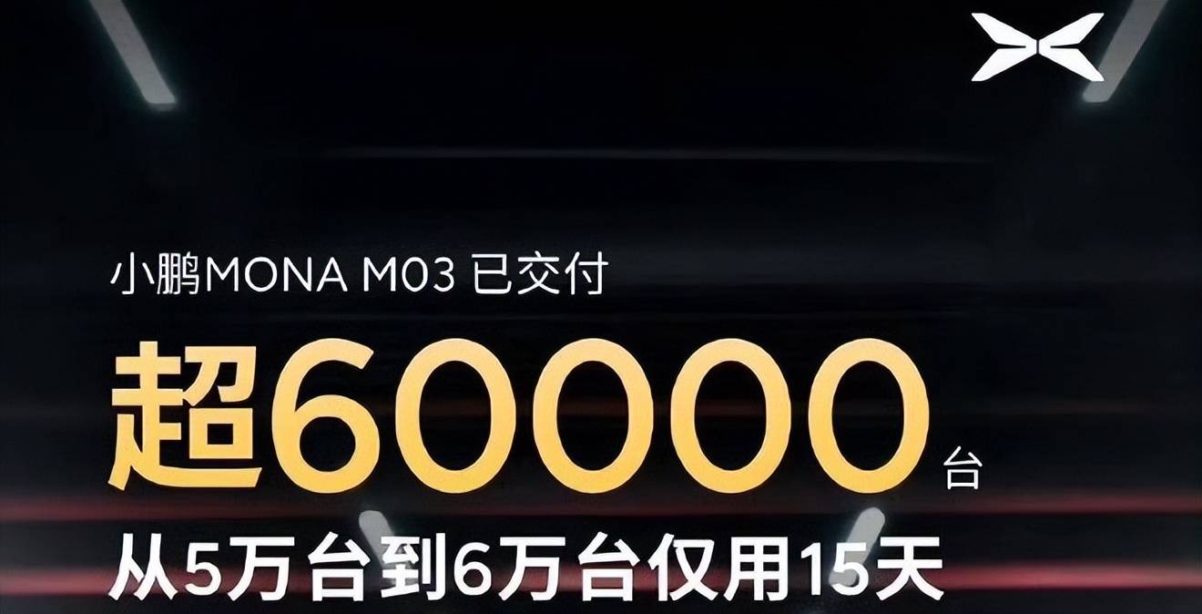 15天交付1万台新车，小鹏MONA M03，现在这么火了吗？