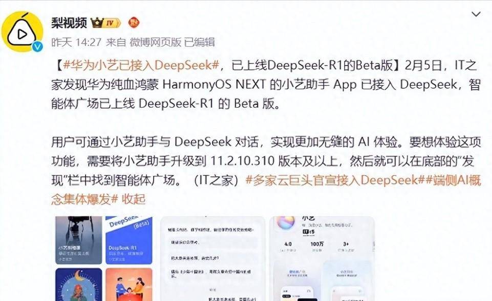 华为龙芯拥抱deepseek，美西方封堵，其新能源车败局或在AI重演