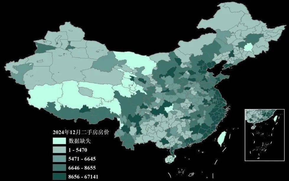 【数据分享】2011-2024年我国地级市逐月二手房房价数据（Excel/Shp格式）