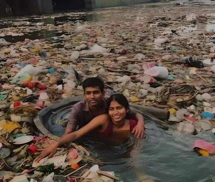 印度百万人涌入恒河沐浴致水质变差,到处散发味道,圣河变垃圾场