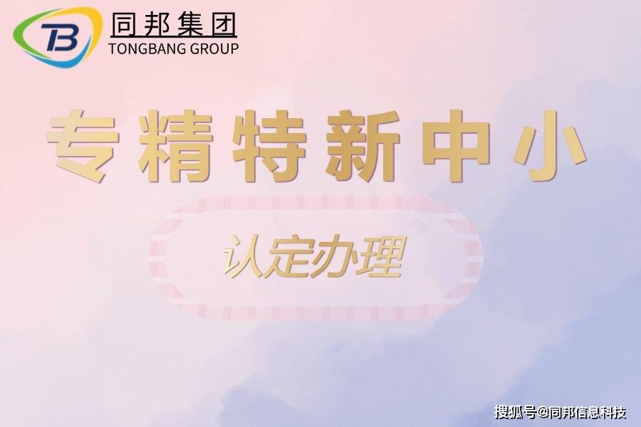  专精特新企业认定条件 _中小企业认定_2025年专精特新中小企业认定标准 