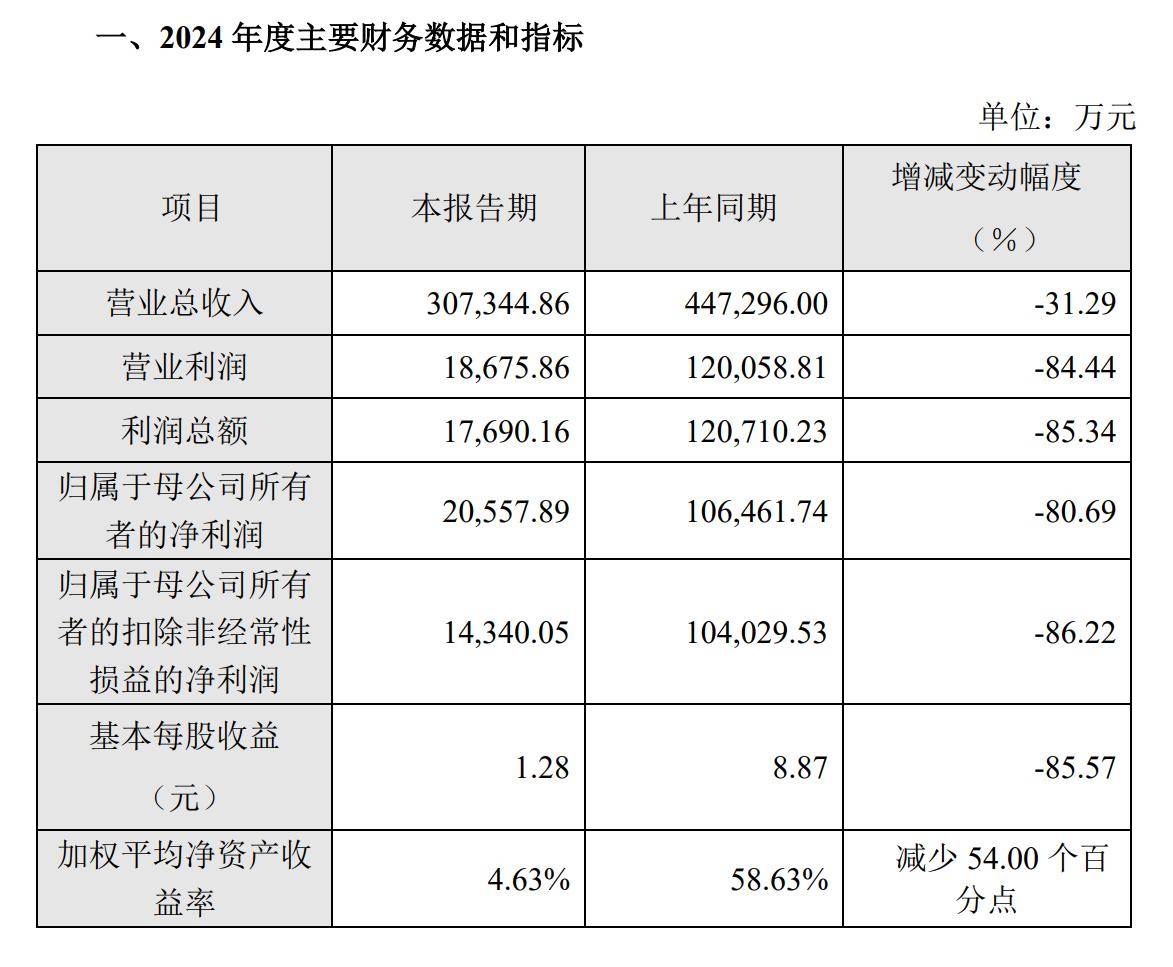 艾罗能源2024年业绩降八成