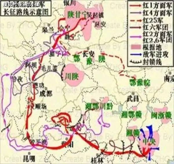 红军时期10大根据地，创建人分别是谁？开国领袖5位元帅多人牺牲_革命_建设_成为了
