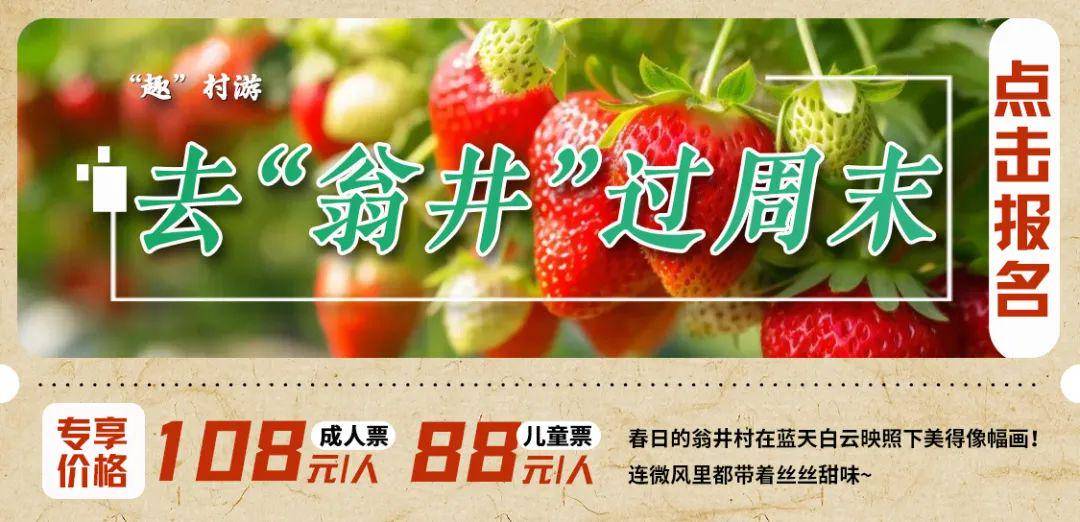 3月29日，赴翁井村开启向往的生活，周末去哪玩？“村游”翁井村等你来！