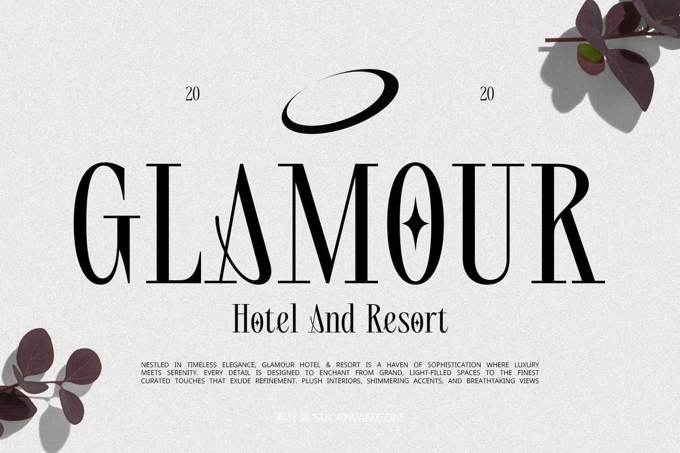 英文字体现代美学优雅简约精致设计衬线封面海报字体quackaesthetic