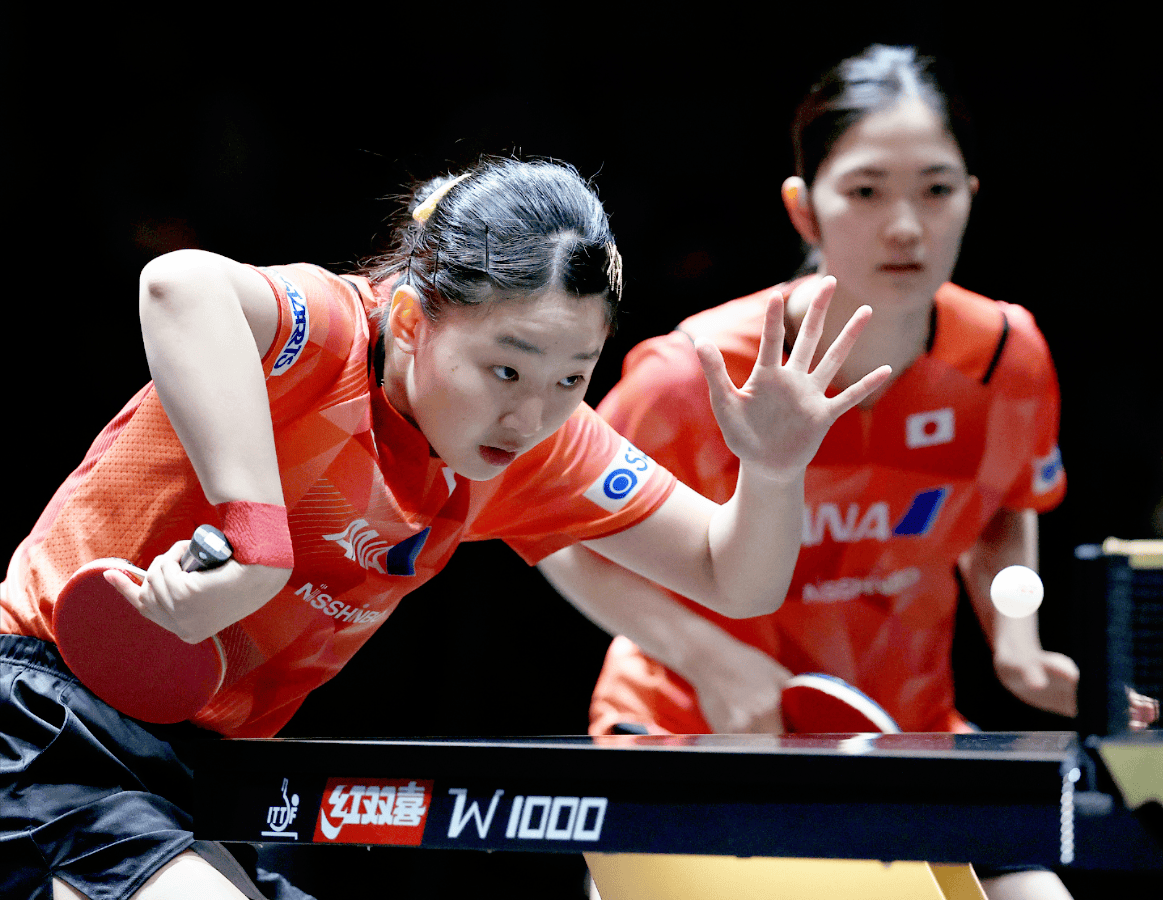 张本美和与木原美悠逆转胜出，夺得WTT印度金奈球星赛女双冠军