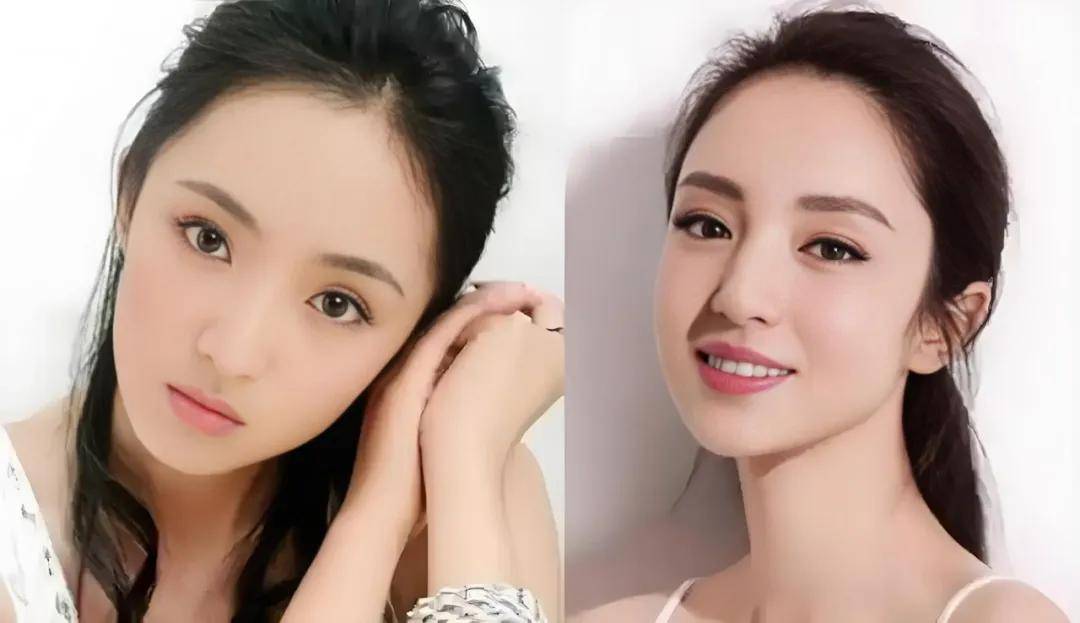 确实没想到董璇与郑晓洁还有撞脸的时候,这或许