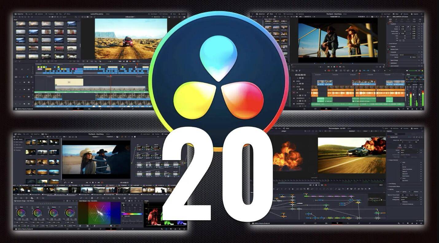 达芬奇20正式版Davinci Resolve Studio 20 支持WIN_DaVinci_工具