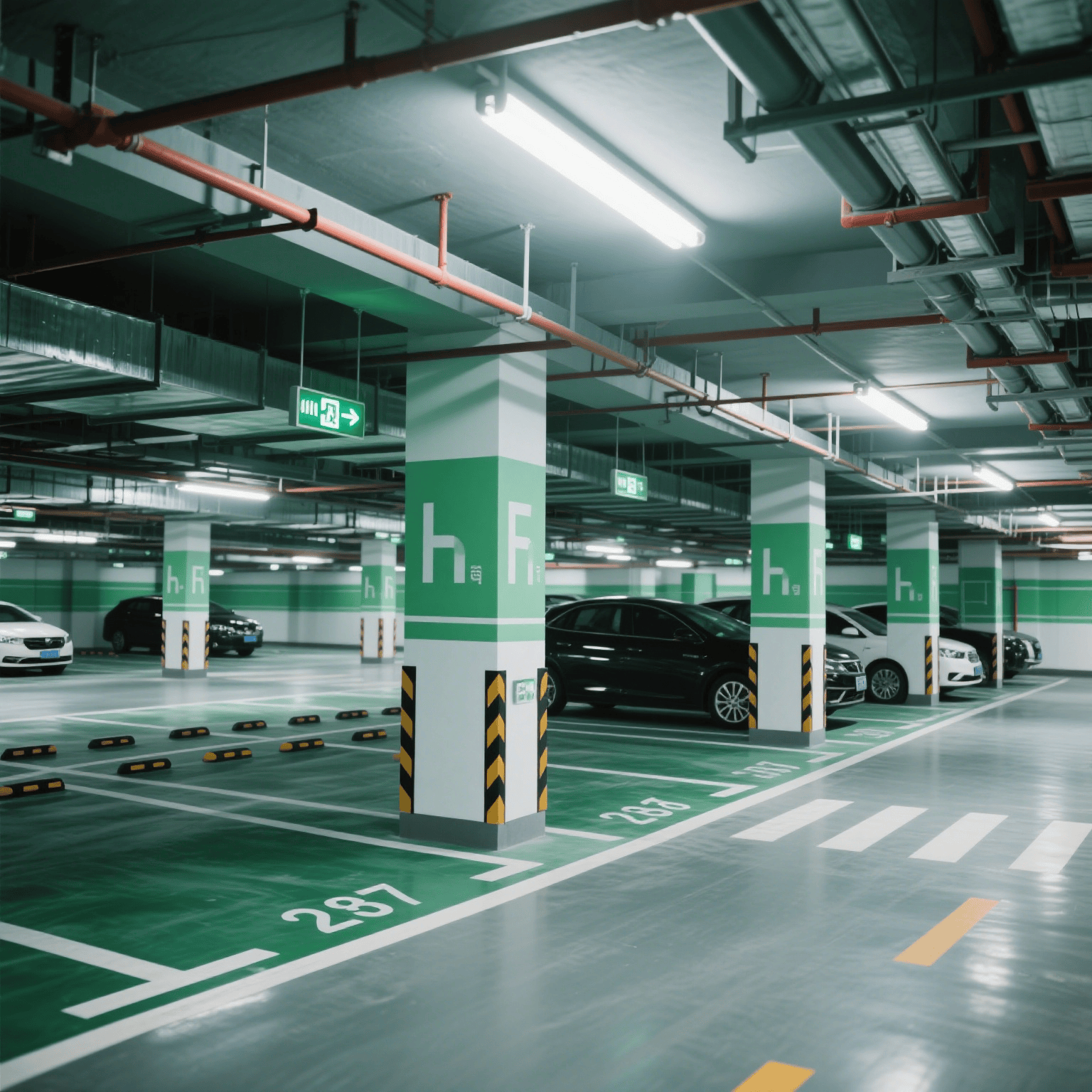 客户实证:湖州某商场地下停车场