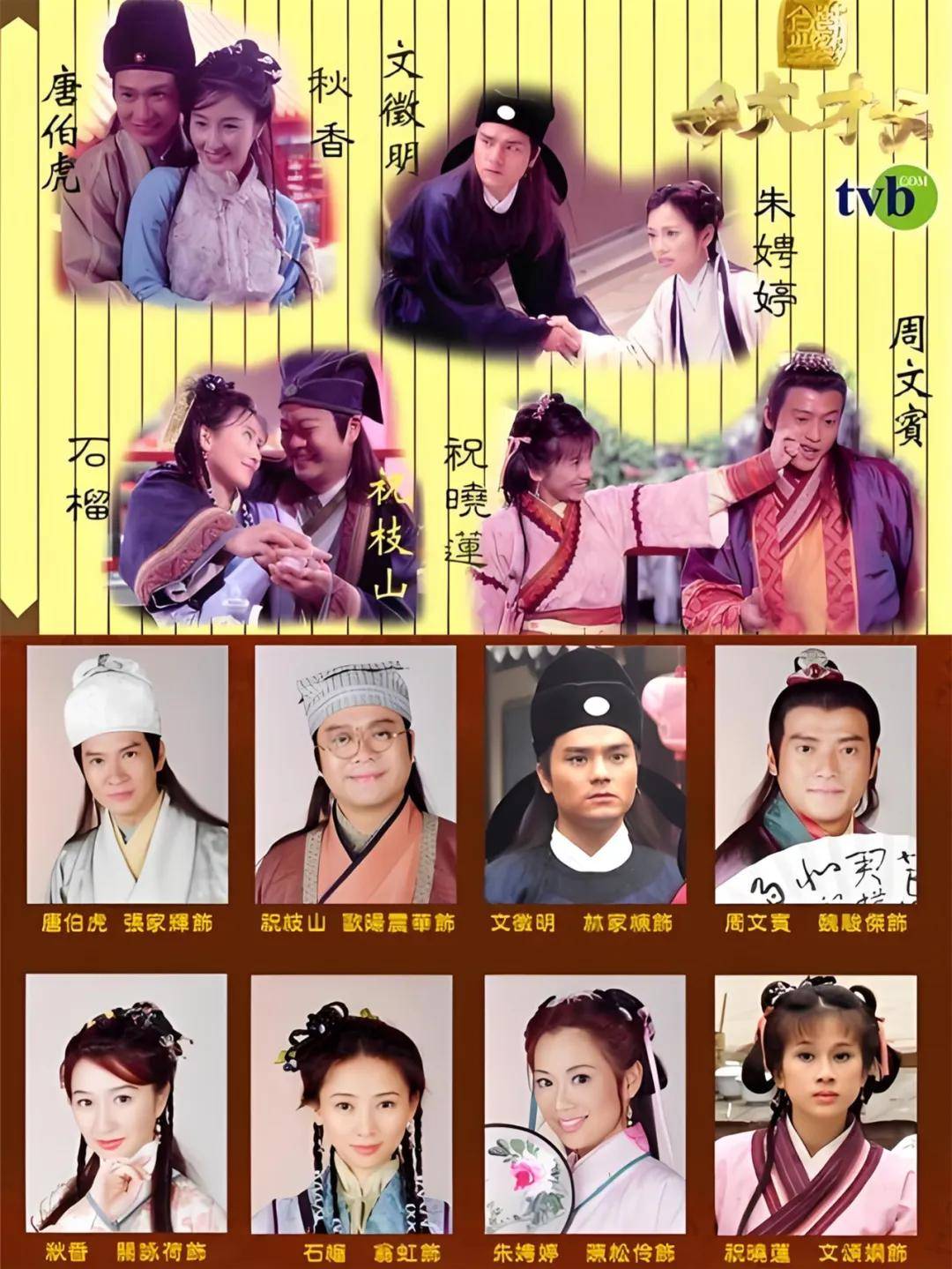 金装四大才子,tvb曾经的辉煌时代