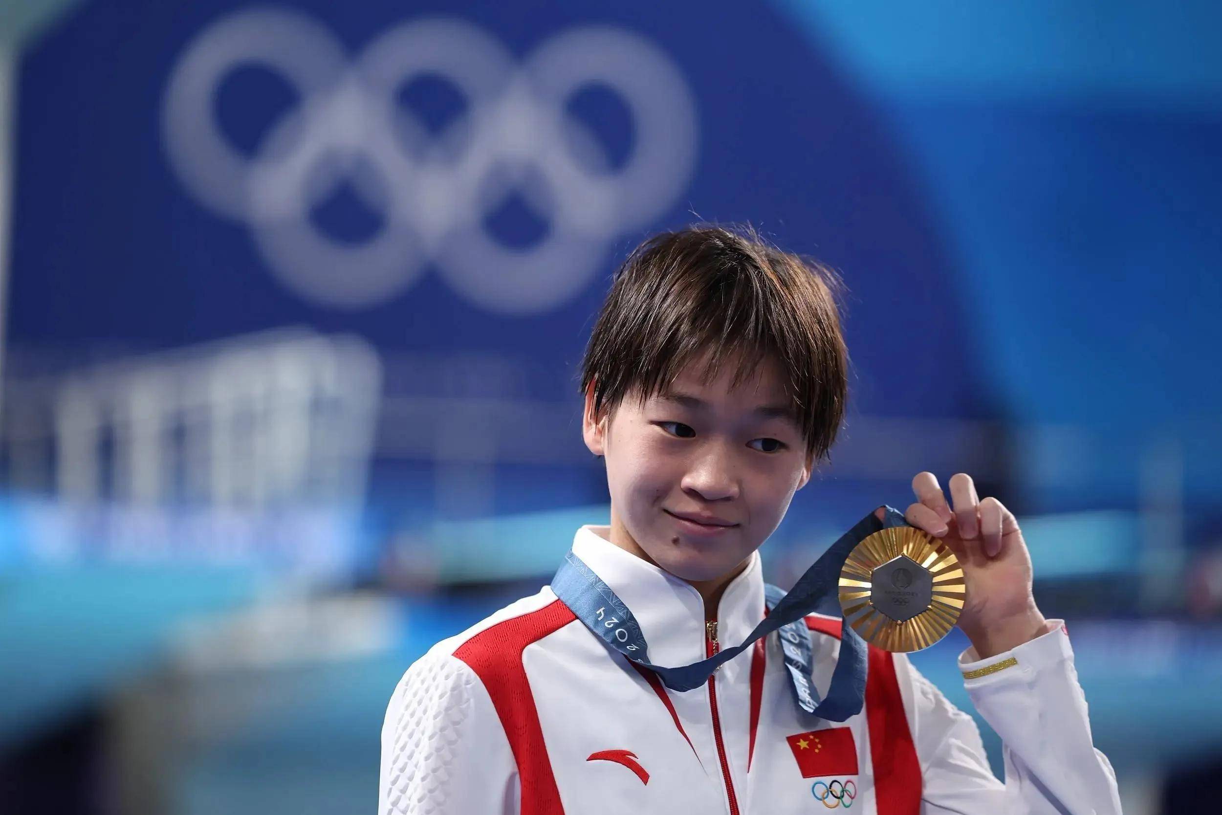 全红婵在巴黎奥运会斩获两金,国家层面基础奖金合计100万元