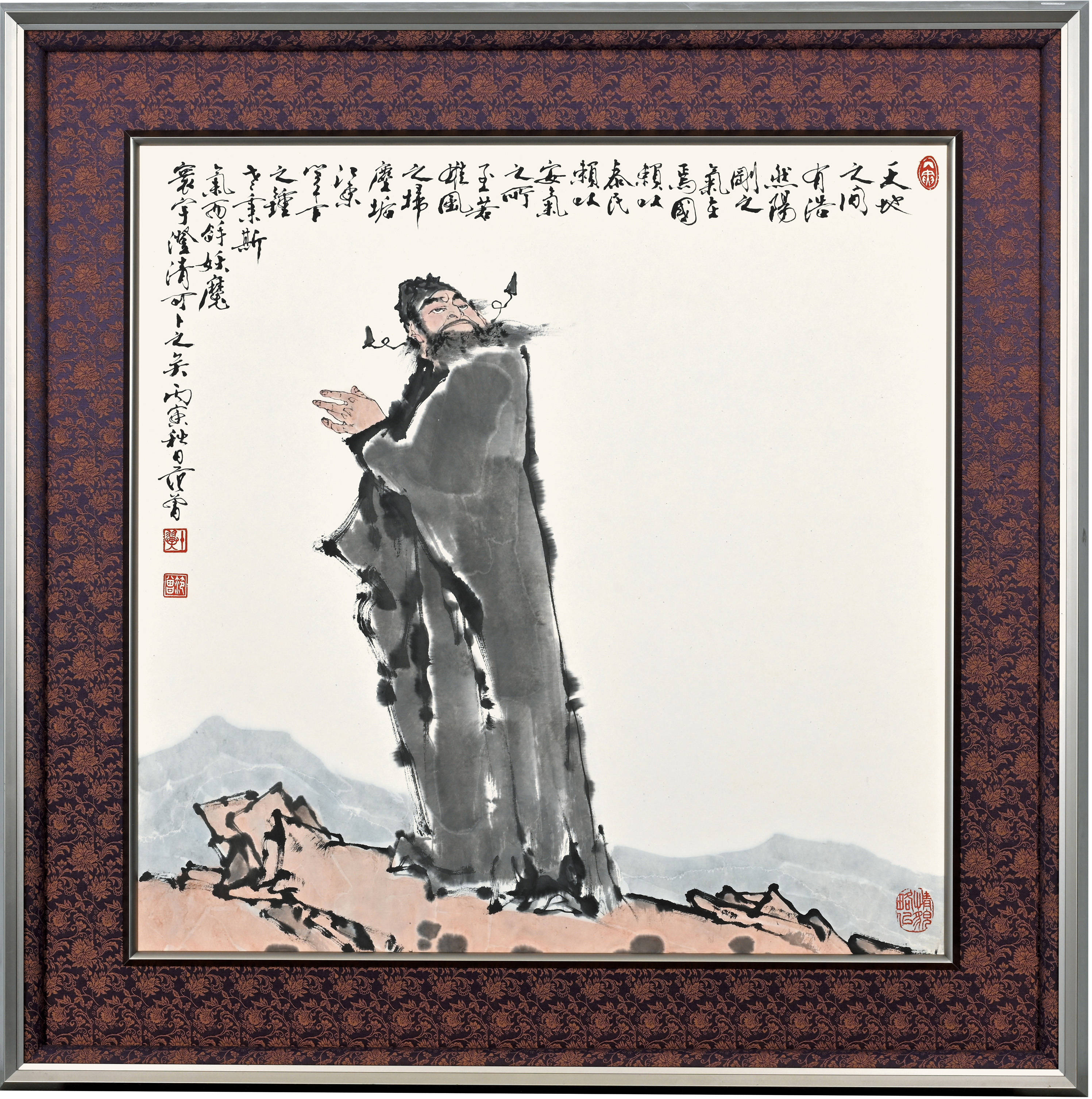 范曾大概是画钟馗最多的画家了吧?几十年如一日