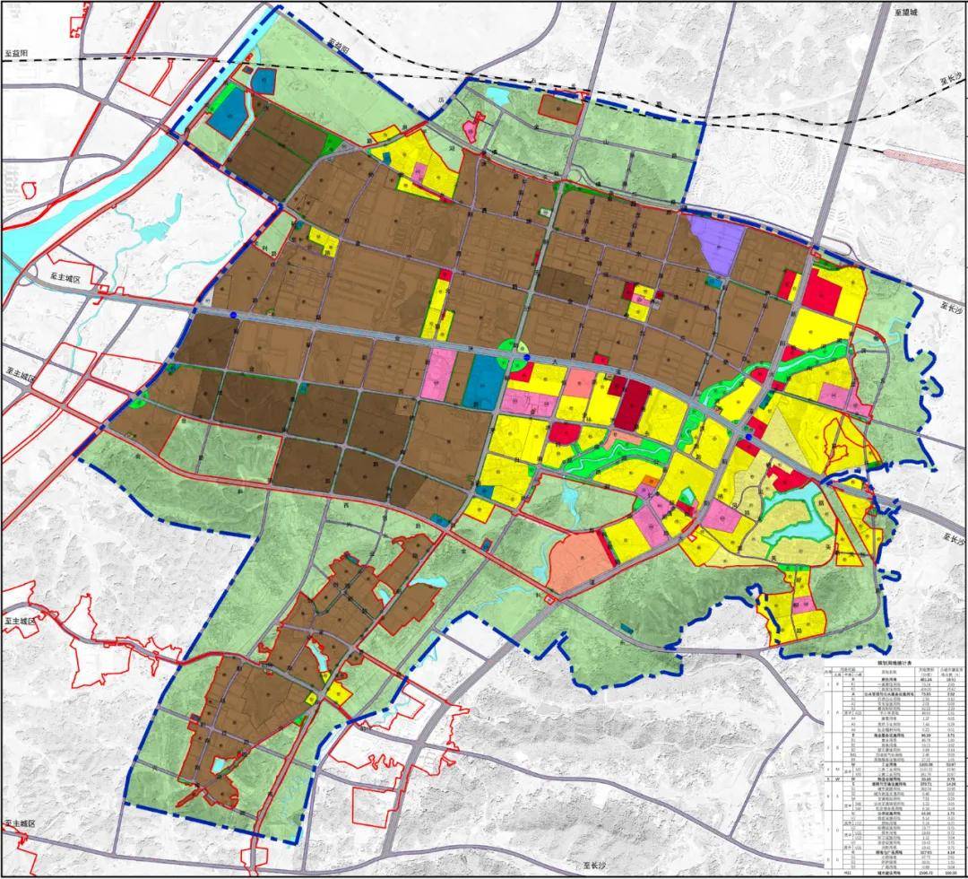 五,道路交通规划宁乡高新技术产业开发区规划路网整体呈方格网布局