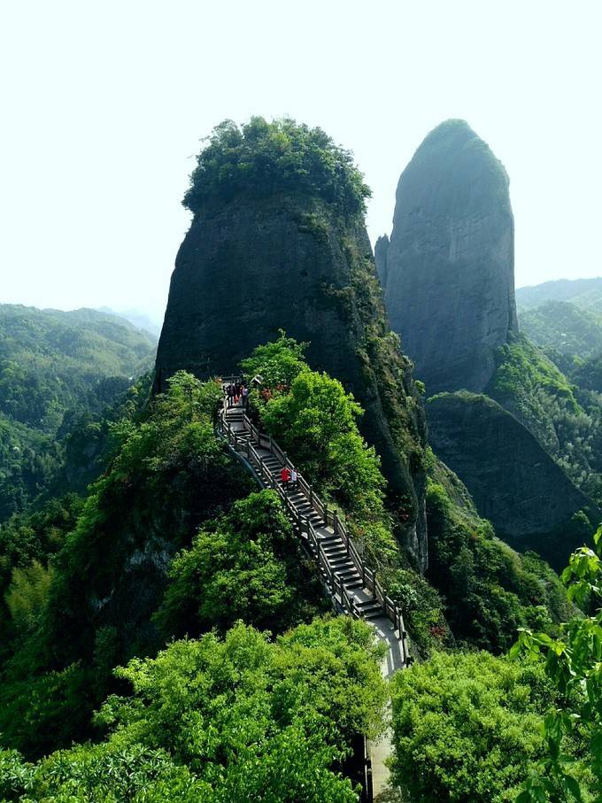 邵阳市崀山景区,鬼斧神工的自然景观