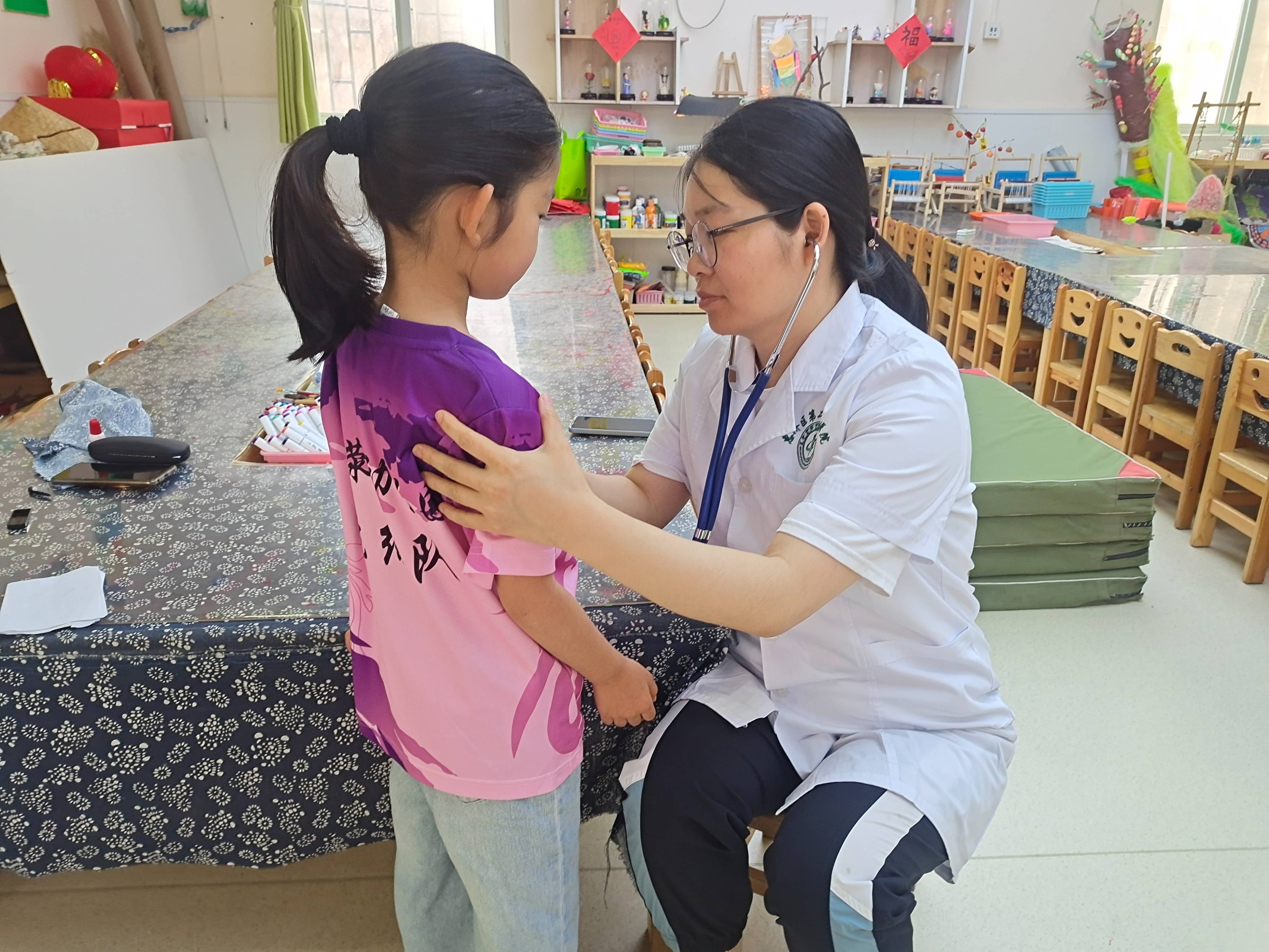 古荥幼儿园幼儿健康体检活动纪实