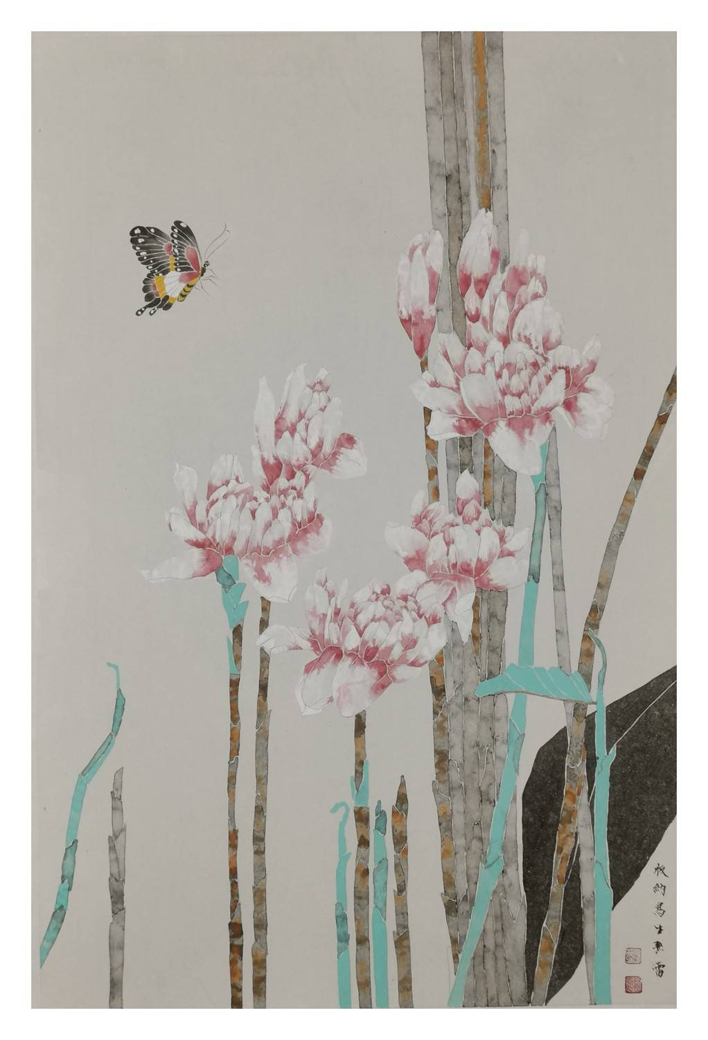 书画雅趣丨笔墨丹青间，悟取舍真意_人生_画作_许若文