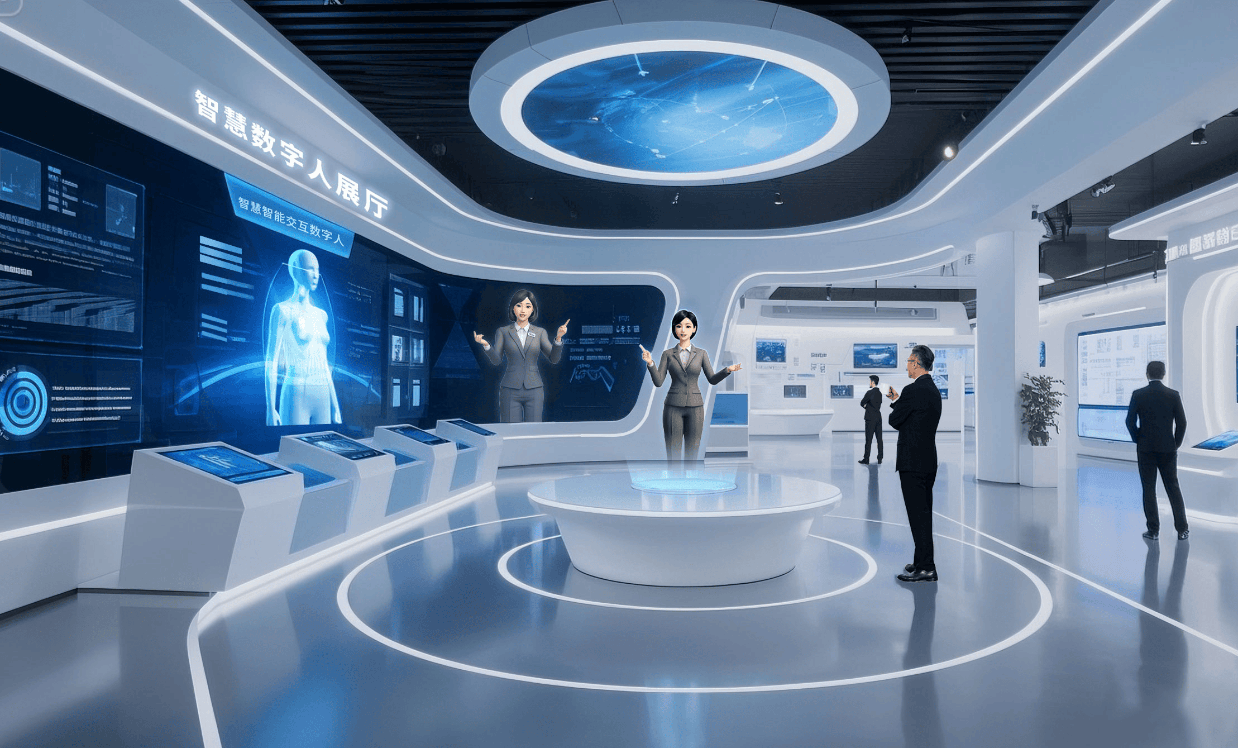 未来展厅新体验:ai数字人开启智慧交互时代