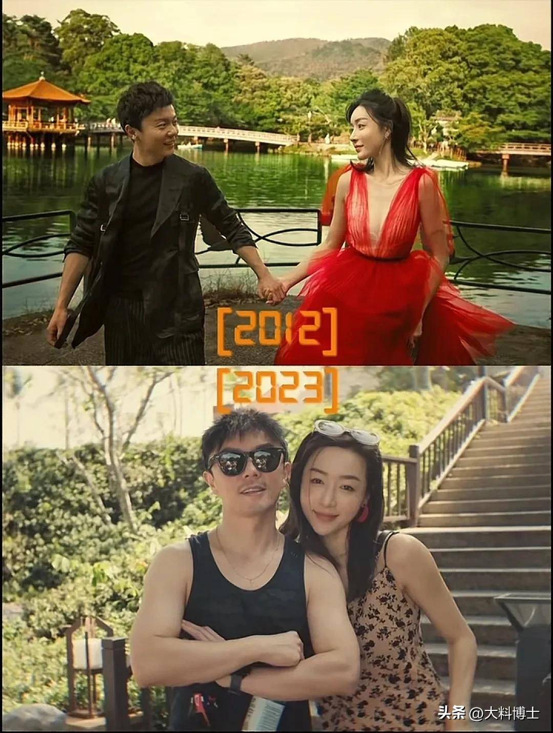 41岁谢苗晒生日照12岁女儿露面长得像爸爸俩人个头差不多
