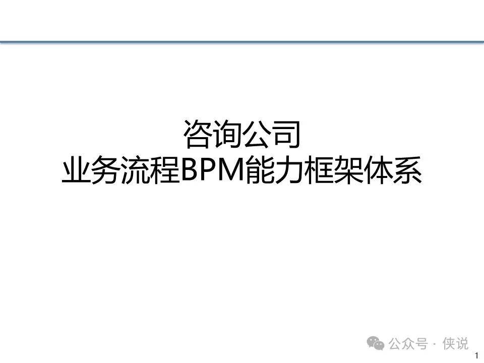 83页 | 业务流程BPM能力框架体系PPT 