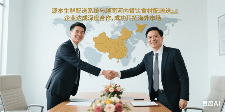 源本生鲜合作签约仪式现场