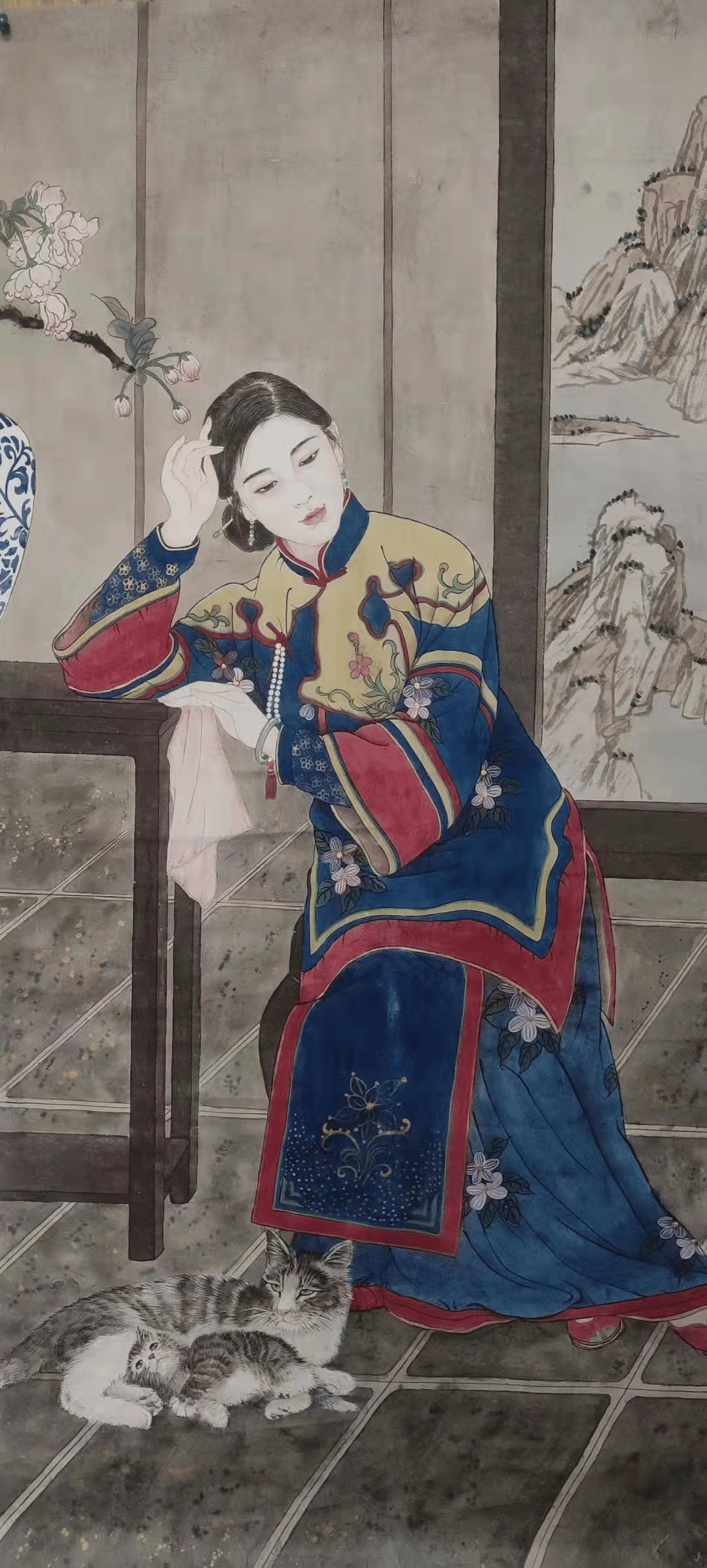 陈波工笔画作品赏析