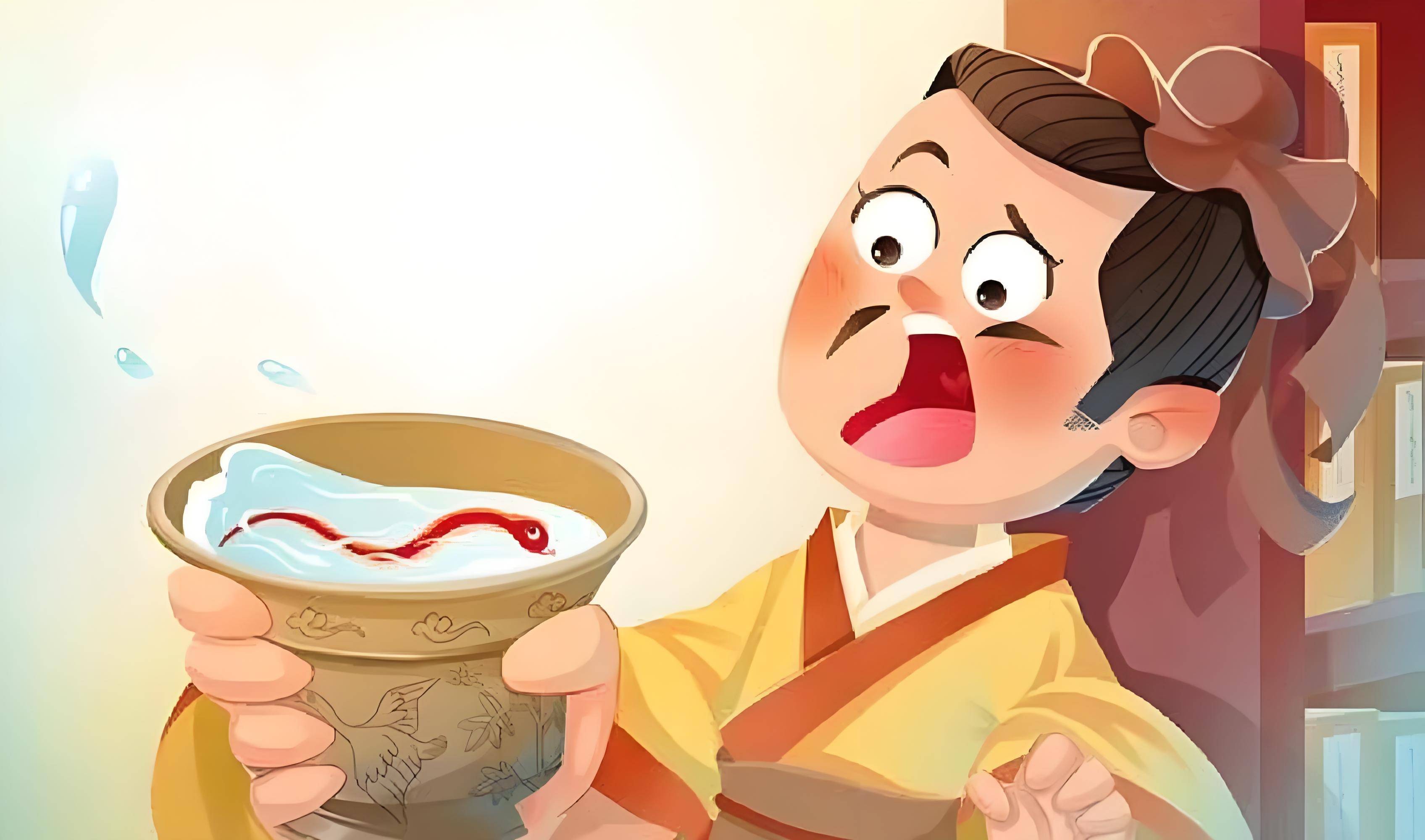 成语故事64丨杯弓蛇影:县令应彬请主簿喝酒,杯中惊现离奇蛇影