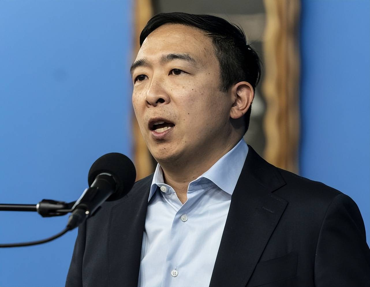 为华裔的身份羞耻,反华先锋,曾竞选美国总统,他是香蕉人杨安泽