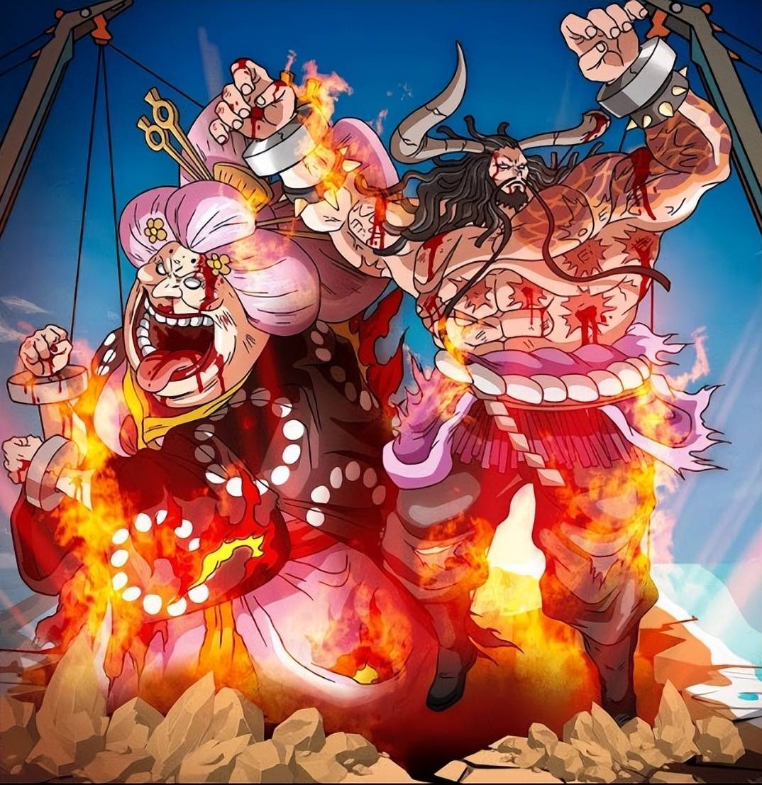 海贼王1152话,凯多大妈被黑胡子抓获,山治救出娜美,激战索玛兹