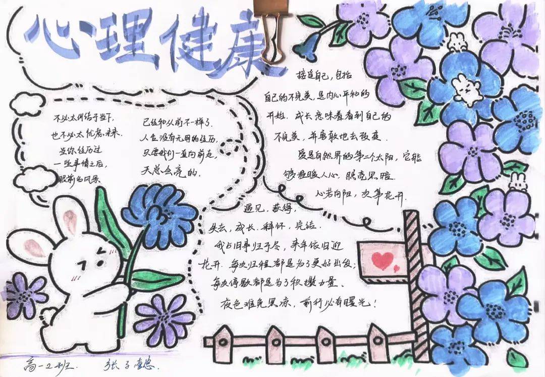 —心灵急救箱同学们通过单幅或多格手绘漫画,生动描绘了