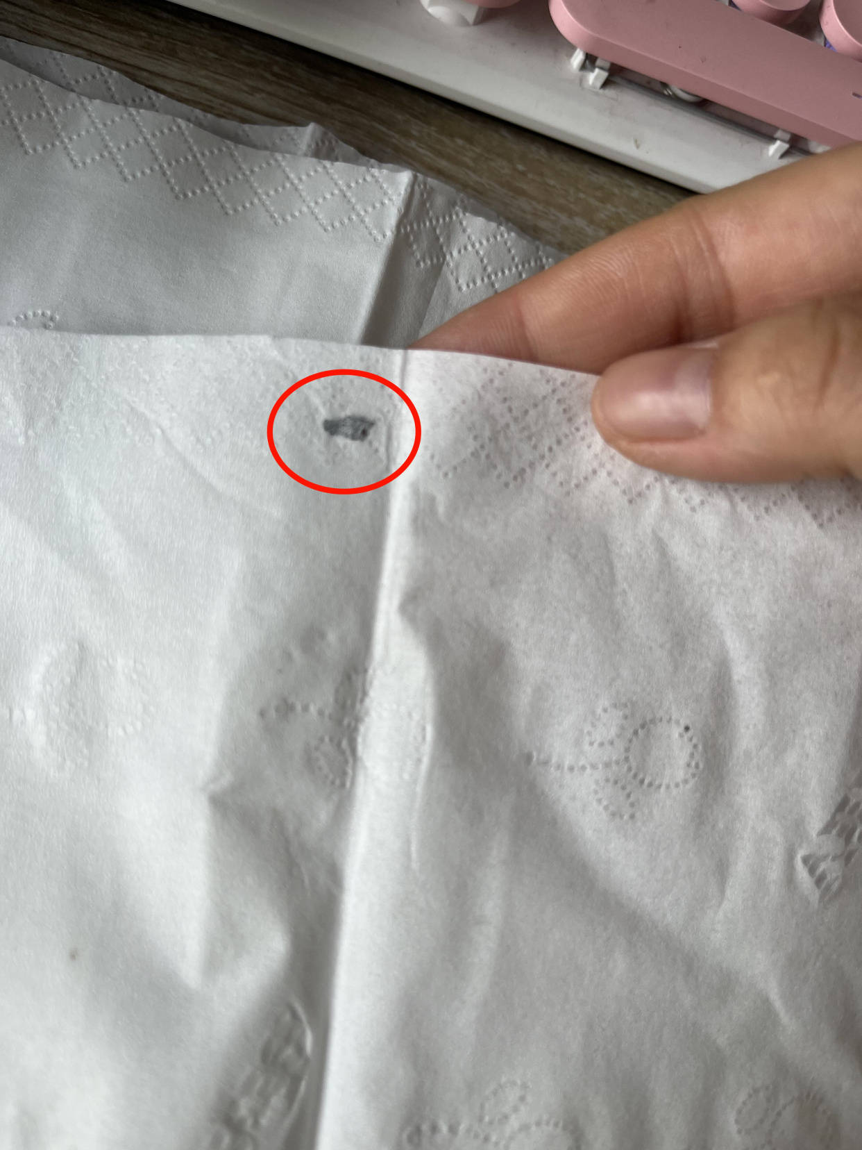 纸巾中的细菌菌落数