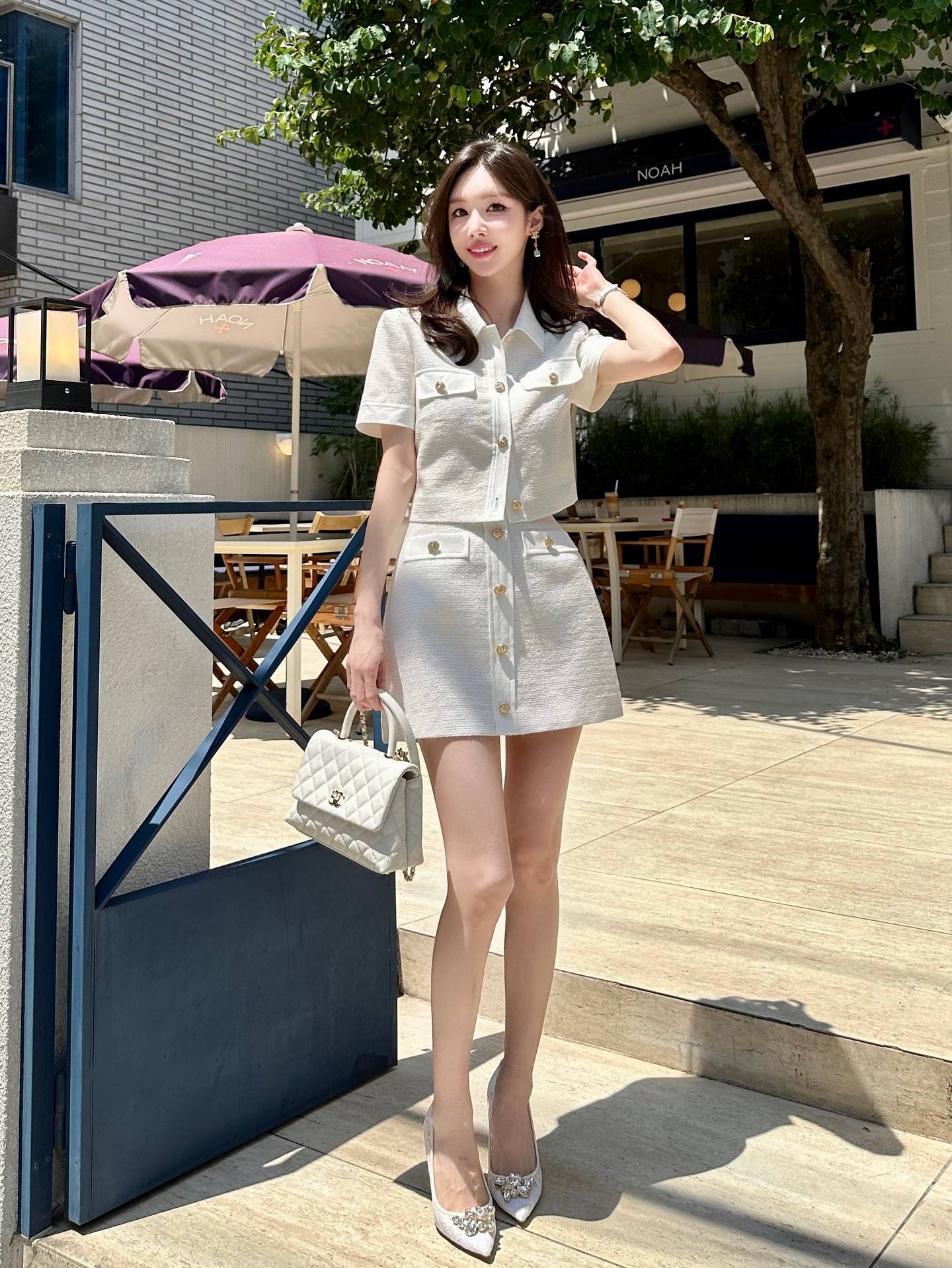 富家千金风穿搭指南,小香风套装演绎,高级名媛气质必备