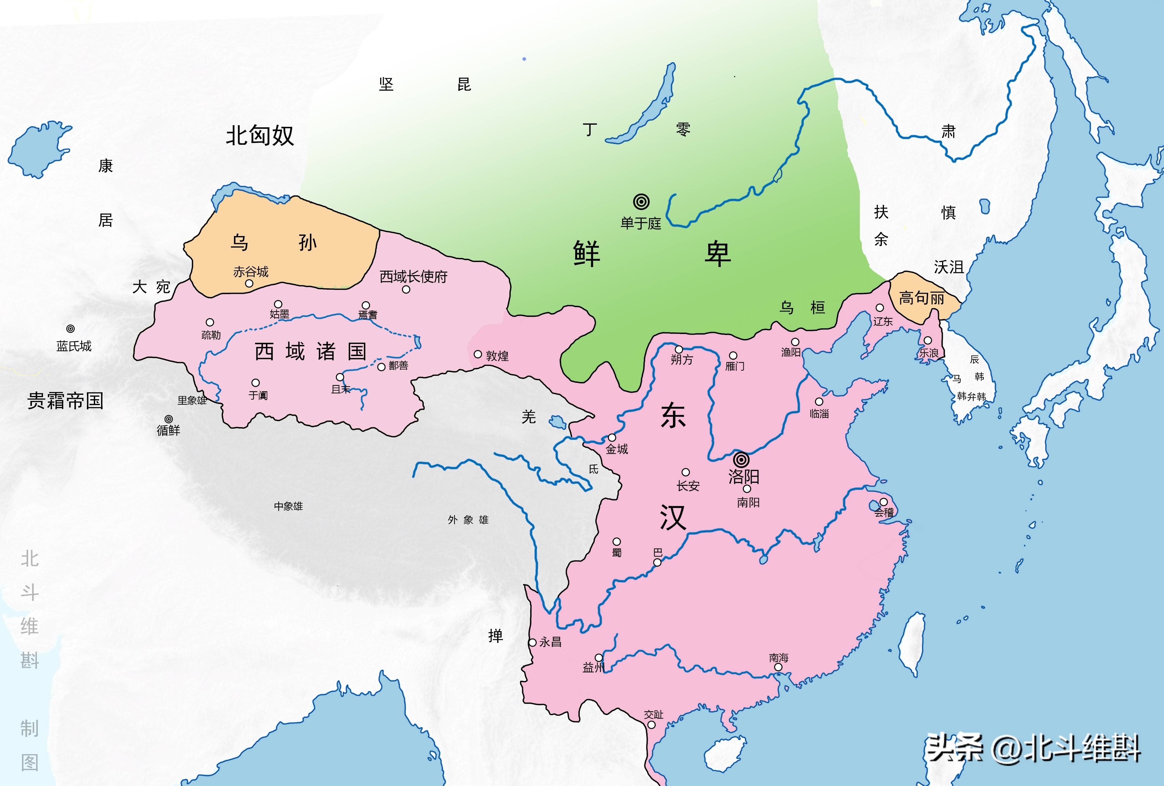 历朝皆以弱灭,独汉以强亡:从10张地图了解汉代疆域变迁