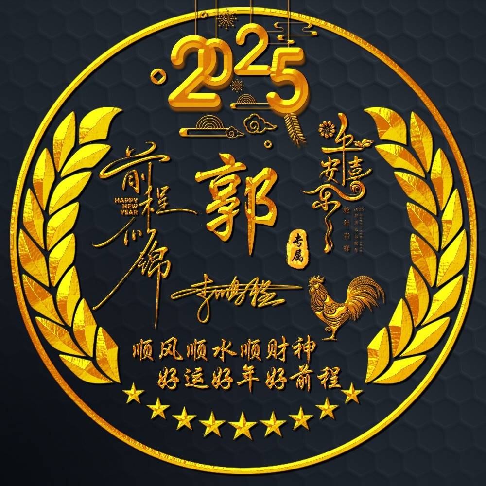 职场新名片:2025高赞姓氏头像top05