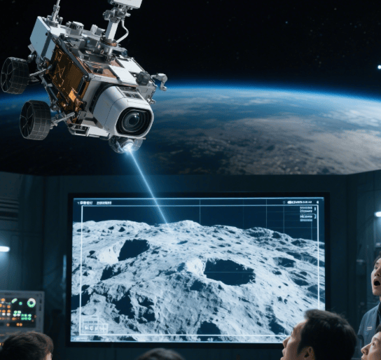 探测器拍到龙宫小行星表面，这画面太真实了吧