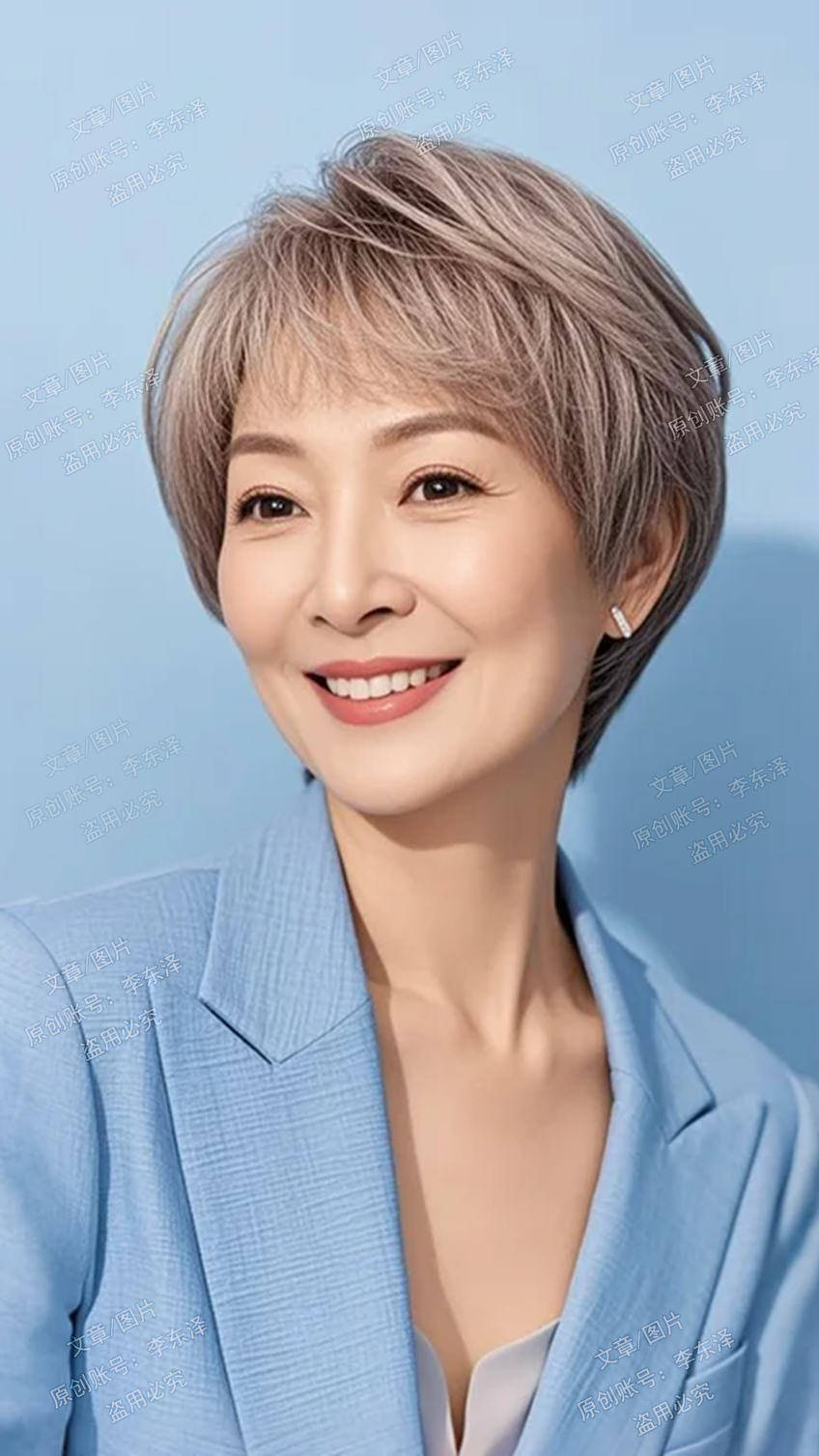 女人过了50岁白发多显老?就剪这15款减龄发型,年轻时尚还百搭