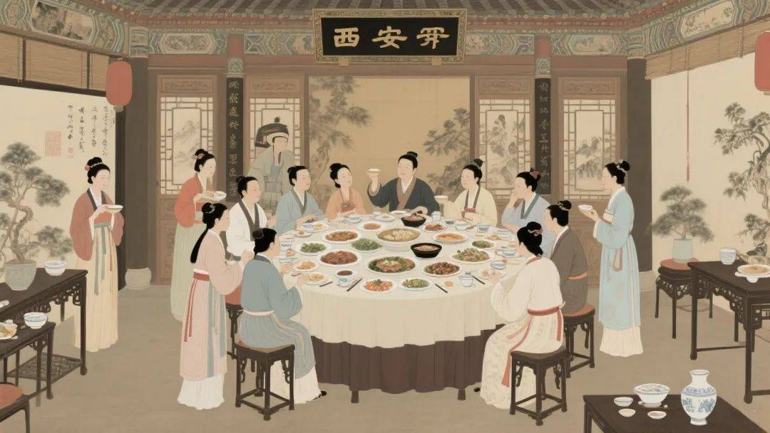 唐代曲江宴长安聚餐的排面藏着什么千年饮食礼仪